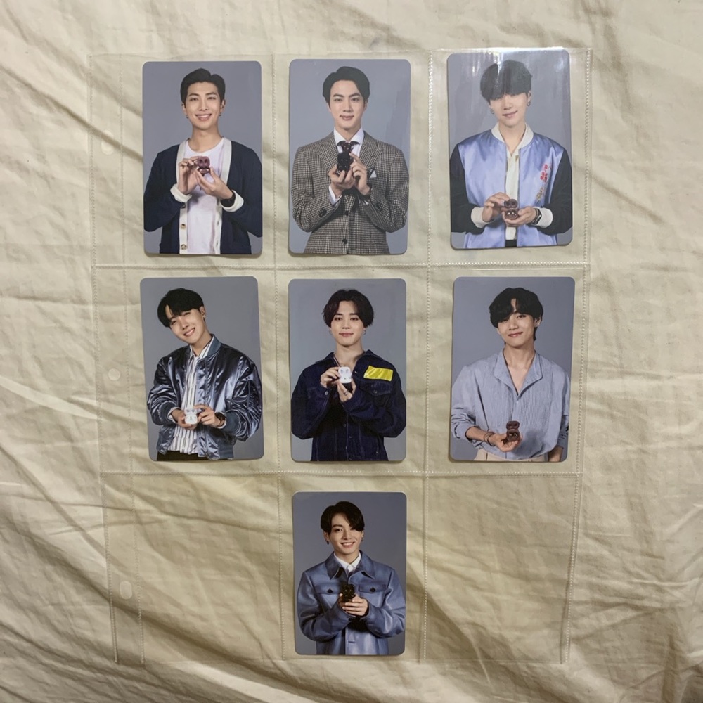 BTS SAMSUNG LIVE BUDS PHOTOCARDS